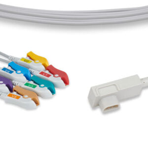 Stryker > Medtronic > Physio Control Compatible ECG Leadwire / 6 Leads (New Style) Pinch/Grabber