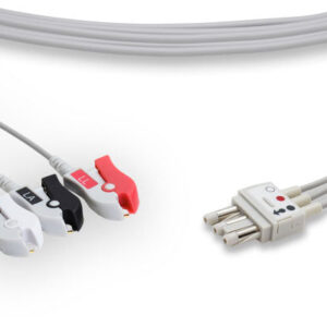Spacelabs Compatible ECG Leadwire / 3 Leads Pinch/Grabber