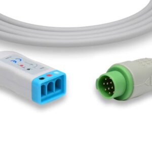 Fukuda Denshi Compatible ECG Trunk Cable / 3 Leads