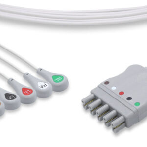 Philips Compatible ECG Leadwire / 5 Leads Snap (Grouped)