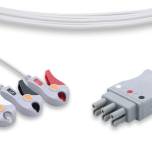 Philips Compatible ECG Leadwire / 3 Leads Pinch/Grabber (Grouped)