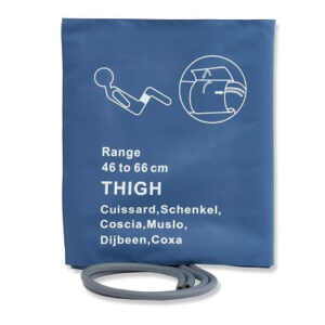 Reusable NIBP Cuff / Thigh Dual Tube Hose 46 - 66 cm