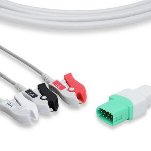 Mindray > Datascope Compatible Direct-Connect ECG Cable / 3 Leads Pinch/Grabber