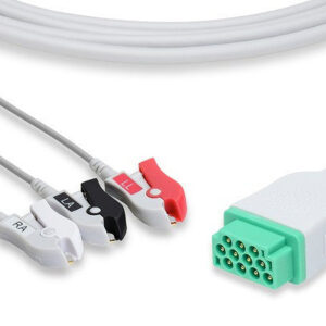 GE Healthcare > Marquette Compatible Direct-Connect ECG Cable / 3 Leads Pinch/Grabber