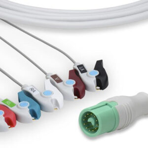 Mindray > Datascope Compatible Direct-Connect ECG Cable / 5 Leads Pinch/Grabber