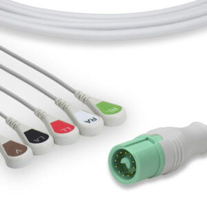 Mindray > Datascope Compatible Direct-Connect ECG Cable / 5 Leads Snap
