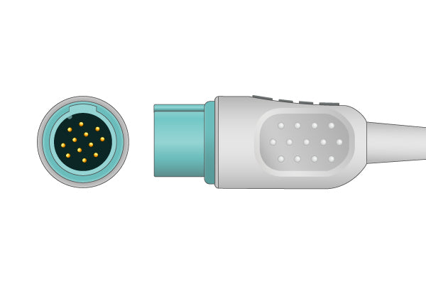 Arrow Compatible Direct-Connect ECG Cable / 5 Leads Pinch/Grabber - Image 2