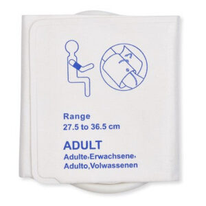 Disposable NIBP Cuff / Adult Dual Tube Hose 27.5 - 36.5 cm Bag of 10