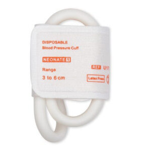 Disposable NIBP Cuff / Neonate #1 Dual Tube Hose 3 - 6 cm Box of 10