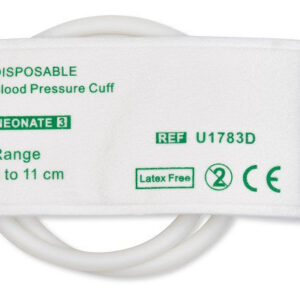 Disposable NIBP Cuff / Neonate #3 Dual Tube Hose 6 - 11 cm Box of 10