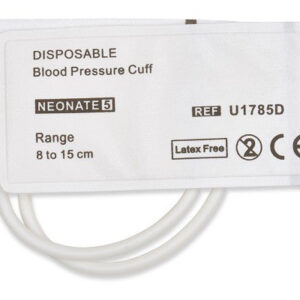 Disposable NIBP Cuff / Neonate #5 Dual Tube Hose 8 - 15 cm Box of 10