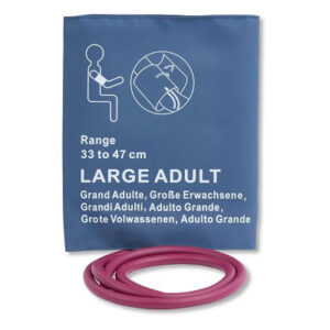 Reusable NIBP Cuff / Adult Large Dual Tube Hose