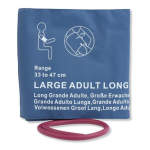 Reusable NIBP Cuff / Adult Large Long Single Hose