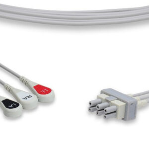 Philips Compatible ECG Leadwire / 3 Leads Snap (individual)