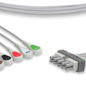 Philips Compatible ECG Leadwire / 5 Leads Snap (individual)
