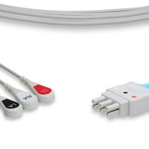 Bionet Compatible ECG Leadwire / 3 Leads Snap