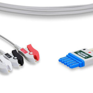 Criticare Compatible ECG Leadwire / 3 Leads Pinch/Grabber