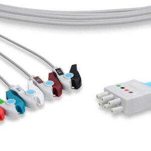Nihon Kohden Compatible ECG Leadwire / 5 Leads Pinch/Grabber