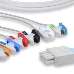 Nihon Kohden Compatible ECG Leadwire / 6 Leads Pinch/Grabber
