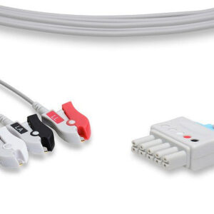 Draeger Compatible ECG Leadwire / 3 Leads Pinch/Grabber
