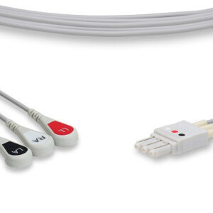 Philips Compatible ECG Leadwire / 3 Leads Snap