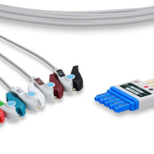 Philips Compatible ECG Leadwire / 5 Leads Pinch/Grabber