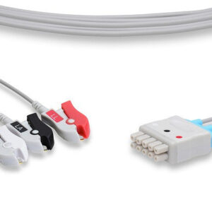 GE Healthcare > Marquette Compatible ECG Leadwire / 3 Leads Pinch/Grabber (Grouped)