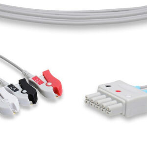Mindray > Datascope Compatible ECG Leadwire / 3 Leads Pinch/Grabber (Grouped)