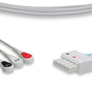 Mindray > Datascope Compatible ECG Leadwire / 3 Leads Snap (Grouped)