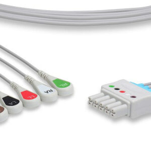 Mindray > Datascope Compatible ECG Leadwire / 5 Leads Snap (Grouped)