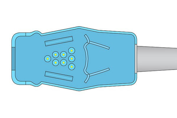 Datex Ohmeda Compatible Short SpO2 Sensor / Pediatric Soft - Image 2