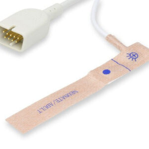 Nihon Kohden Compatible Disposable SpO2 Sensor / Neonate (>3Kg) or Adult (>40Kg) Box of 24