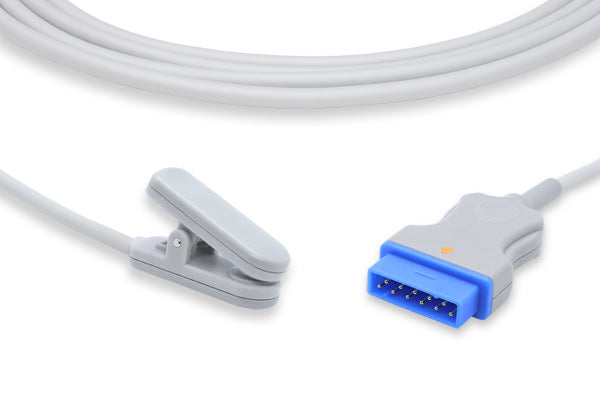 GE Healthcare > Marquette Compatible Direct-Connect SpO2 Sensor / Adult Ear Clip
