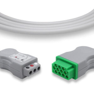 GE Healthcare > Marquette Compatible ECG Trunk Cable / 3 Leads