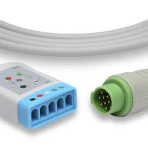 Fukuda Denshi Compatible ECG Trunk Cable / 5 Leads