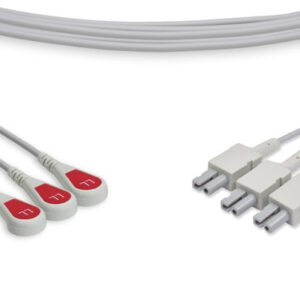 Philips Compatible ECG Leadwire / 3 Leads Snap