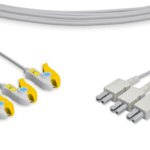 Philips Compatible ECG Leadwire / 3 Leads Pinch/Grabber