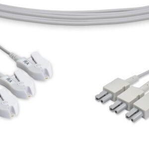Philips Compatible ECG Leadwire / 3 Leads Pinch/Grabber