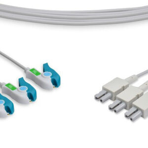 Philips Compatible ECG Leadwire / 3 Leads Pinch/Grabber