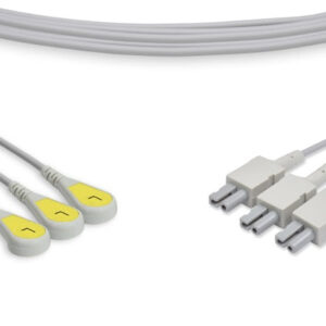 Philips Compatible ECG Leadwire / 3 Leads Snap