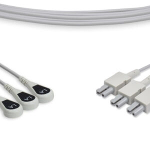 Philips Compatible ECG Leadwire / 3 Leads Snap