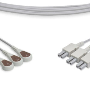 Philips Compatible ECG Leadwire / 3 Leads Snap