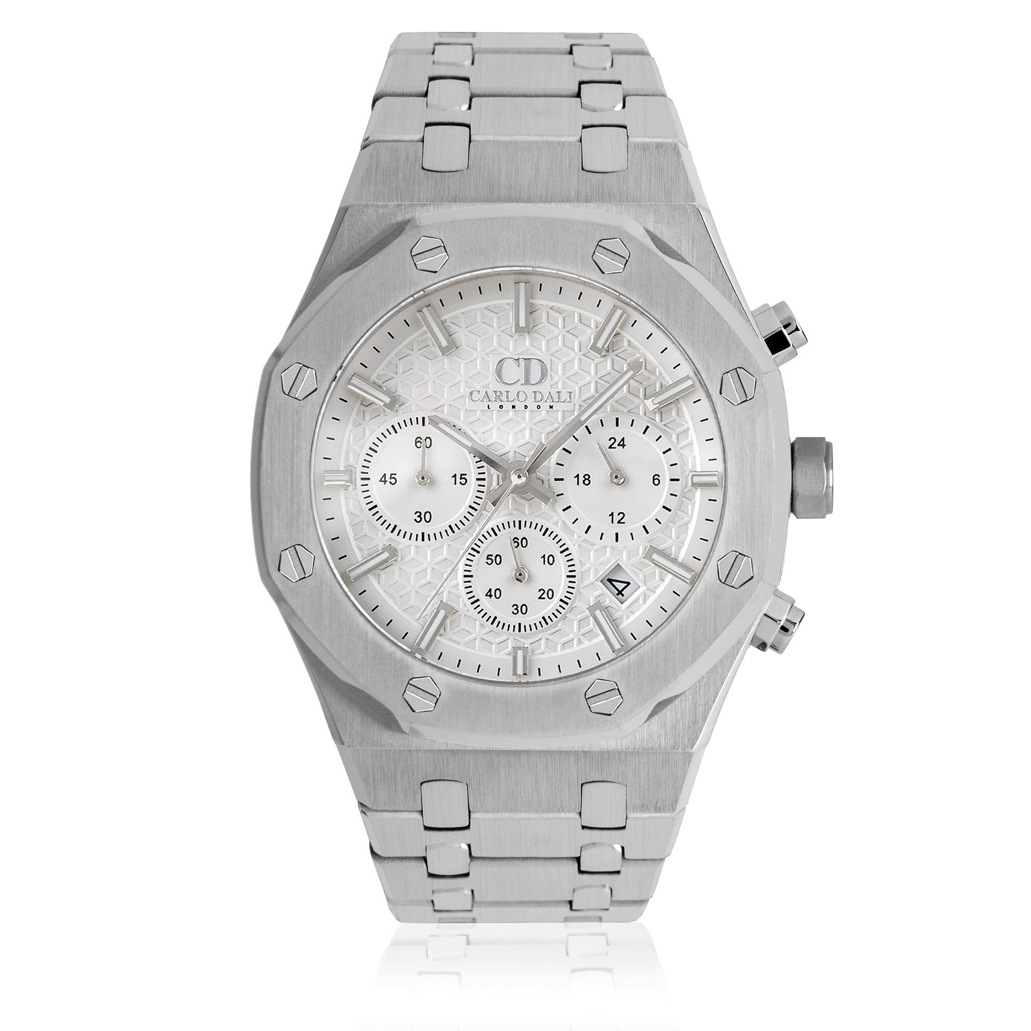Ρολόι Royal Chronograph Silver White